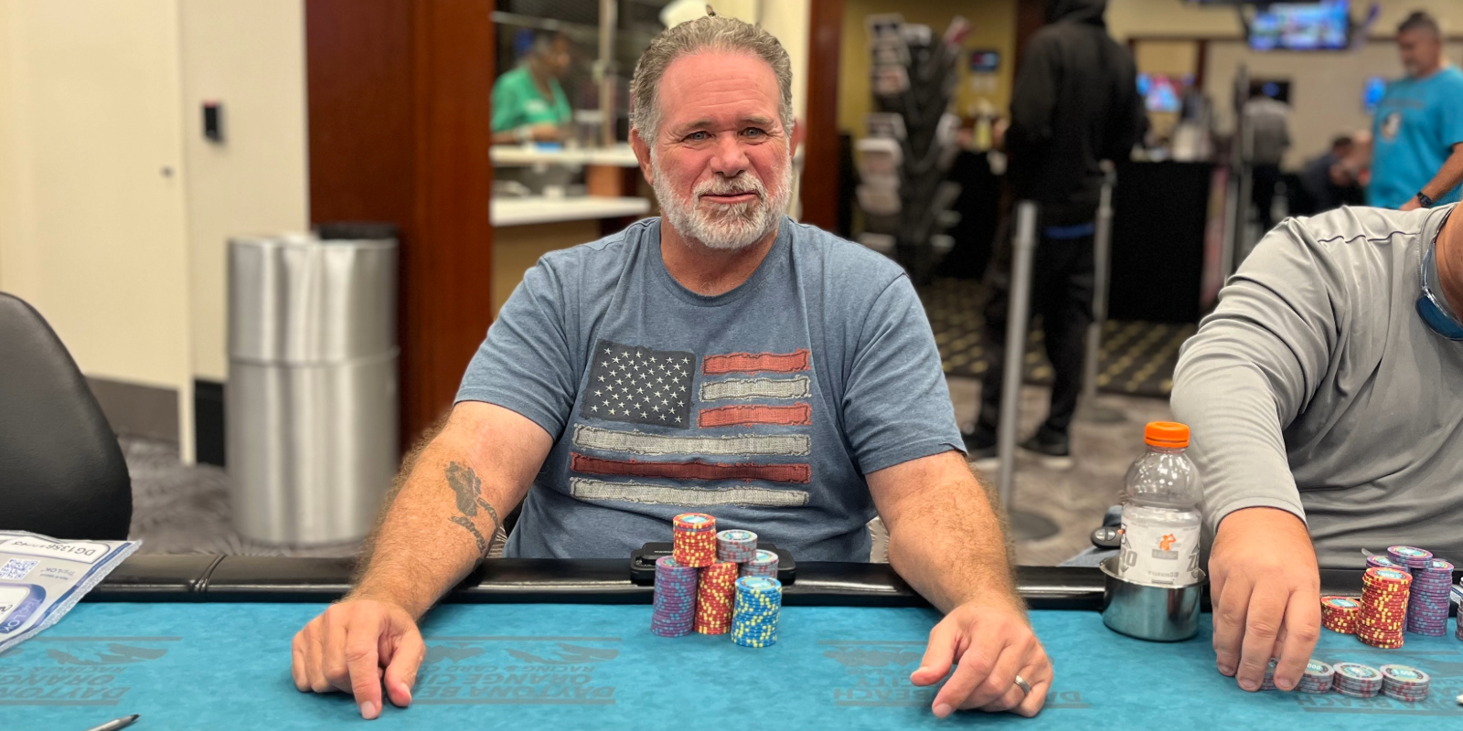 Day 1I Chip Leader Steve Cooper