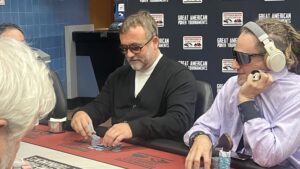 Ruy Alban plays poker.