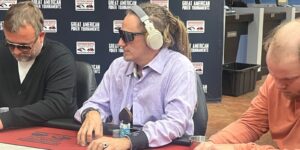 Michael Glick plays poker.