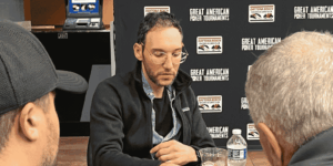 Joseph Sternberg plays poker.