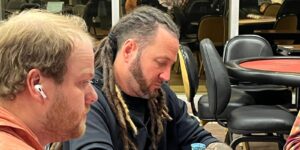 Phillip Krnyaich plays poker.