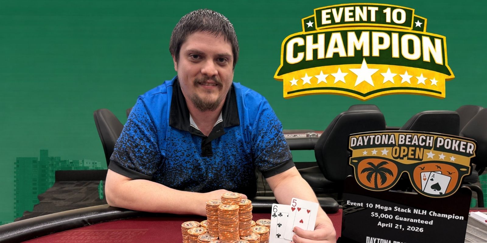 Tad Becker Wins Event 10 Mega Stack