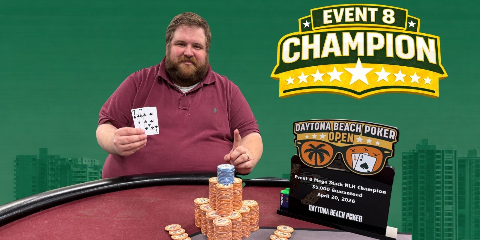 Scott Strickland Wins Event 8 After Three-Way Chop