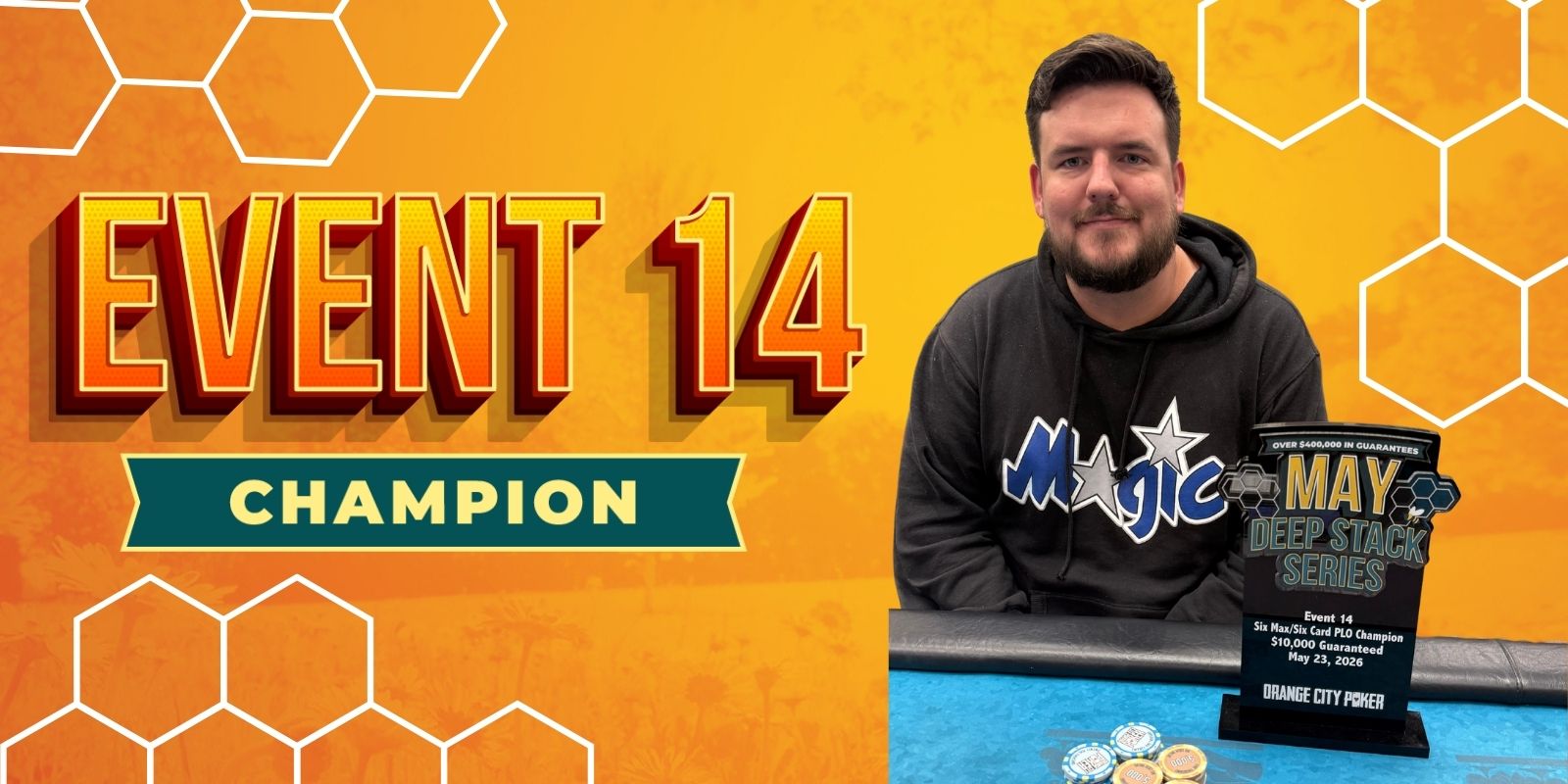 Event 14: Jeff Trudeau Captures Six Max/Six Card PLO Title Following Three-Way Deal