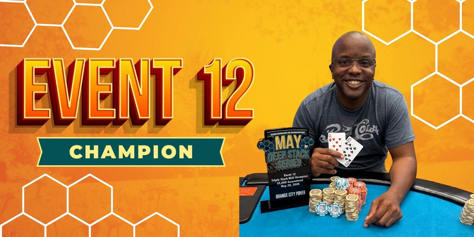 Event 12: Kris Adams Wins Triple Stack Event